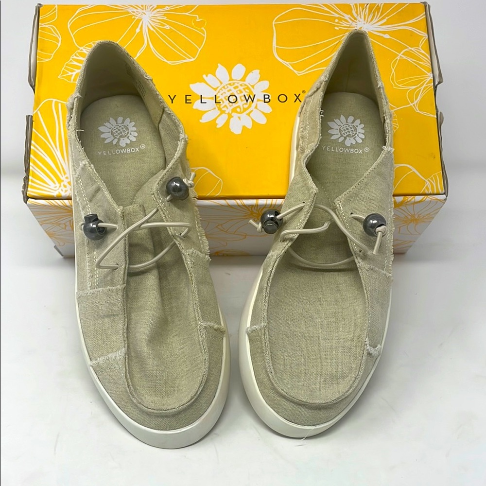 Yellow Box Tan Casual Olsen Shoes Size 7.5 Brand New In Box